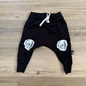 Nununu Skull Sweatpants Unisex Like New 6-12 months